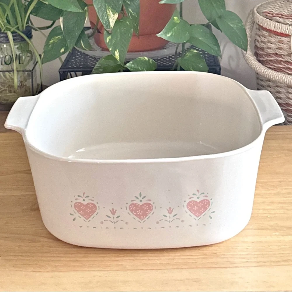 Vintage 80s CorningWare Forever Yours A-5-B Dutch Oven Casserole Dish NO LID